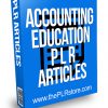 Accouting Education PLR Articles