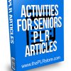 Activities for Seniors PLR Articles