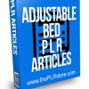 Adjustable Bed PLR Articles