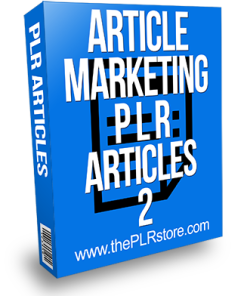 Article Marketing PLR Articles 2