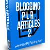 Blogging PLR Articles 2 with Private Label Rights