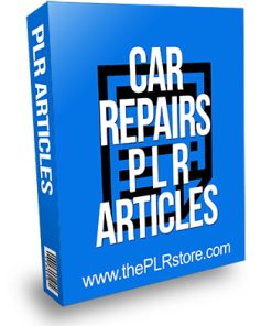 Car Repairs PLR Articles