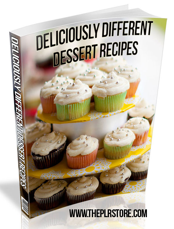 Deliciously Different Desserts PLR Ebook | Private Label Rights