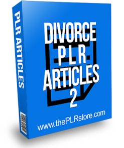 Divorce PLR Articles 2