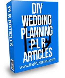 DIY Wedding Planning PLR Articles