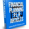 Financial Planning PLR Articles