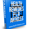 health remedies plr articles