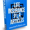 Life Insurance PLR Articles