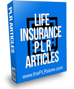 Life Insurance PLR Articles