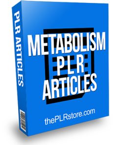 Metabolism PLR Articles