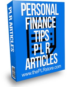 Personal Finance Tips PLR Articles