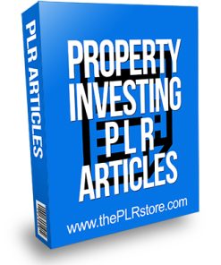 Property Investing PLR Articles