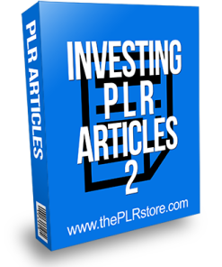 Investing PLR Articles 2