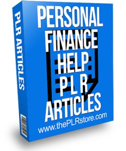 Personal Finance Help PLR Articles