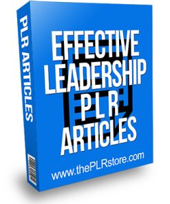 Effective Leadership PLR Articles