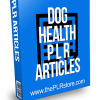 Dog Health PLR Articles