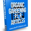 Organic Gardening PLR Articles