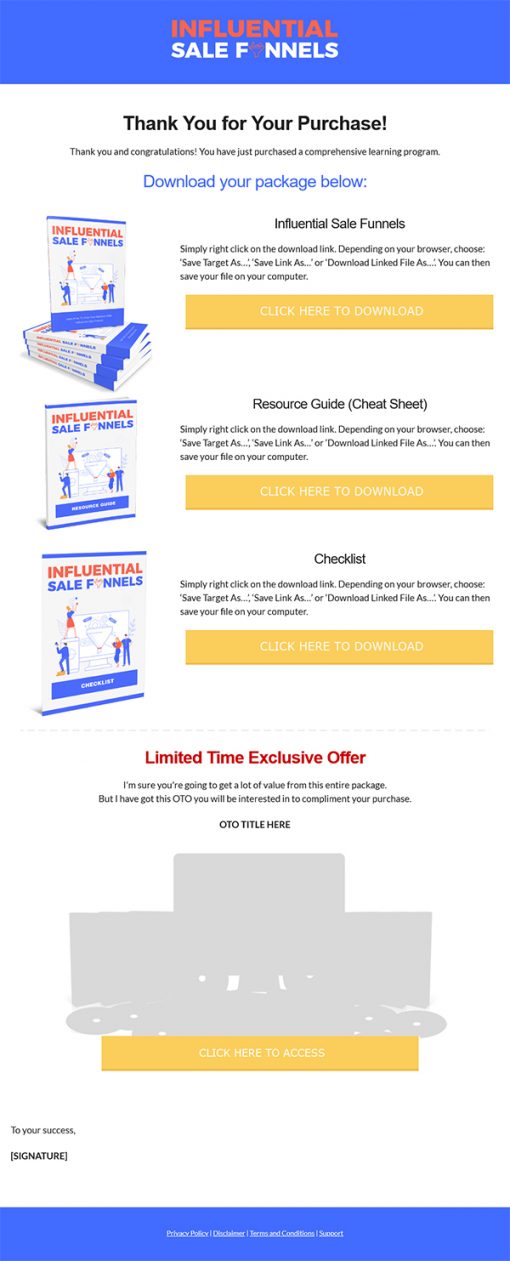 Influential Sale Funnels Ebook MRR