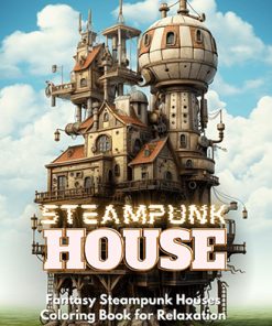 Steampunk Houses PLR Coloring Ebook