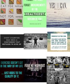 Fitness Quotes PLR Graphics Vol 43