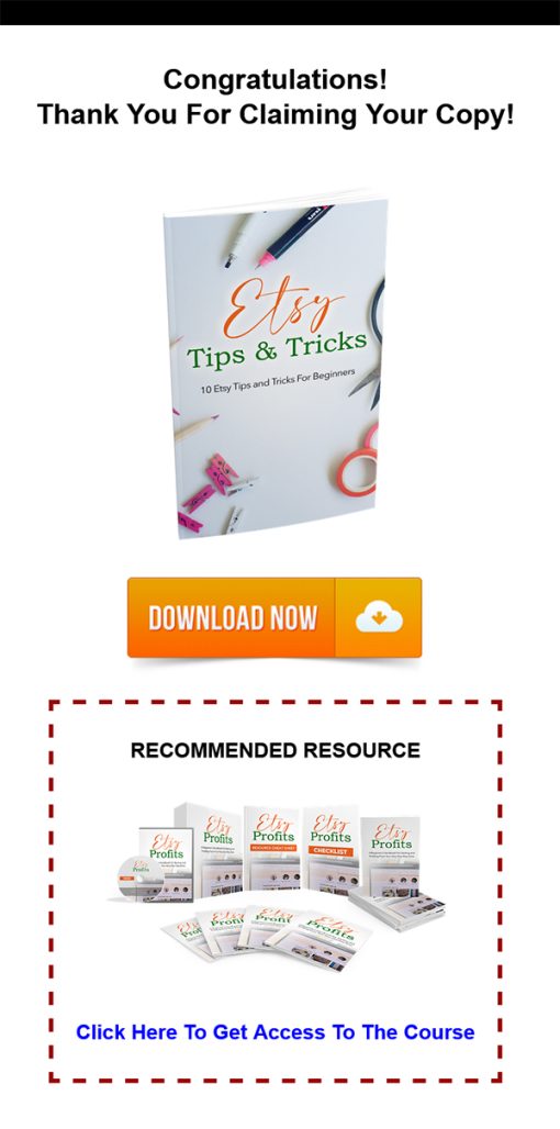 Etsy Profits Ebook and Videos MRR