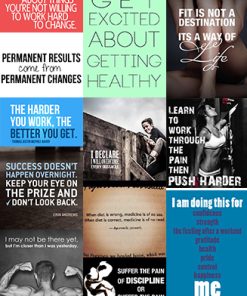 Fitness Quotes PLR Graphics Vol 45