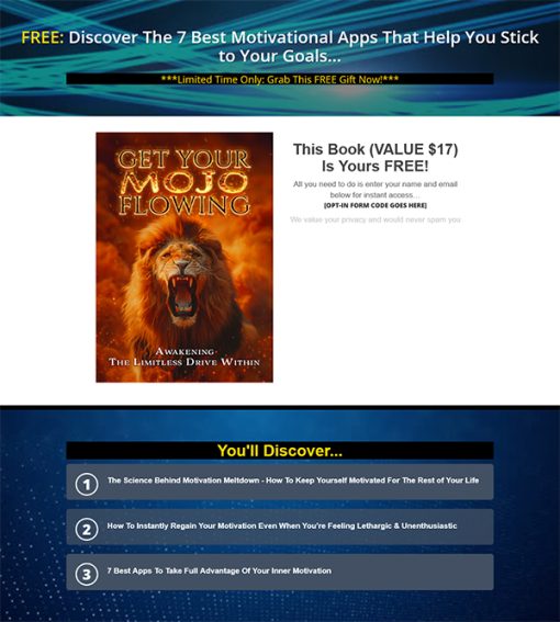 Get Your Mojo Flowing Ebook and Videos MRR