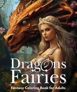 Dragons and Fairies PLR Coloring Ebook