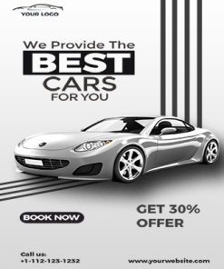 Automotive Vertical Ads Templates PLR Graphics