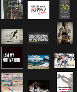 Fitness Quotes PLR Graphics Vol 47