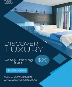 Hotel Vertical Ads Templates PLR Graphics