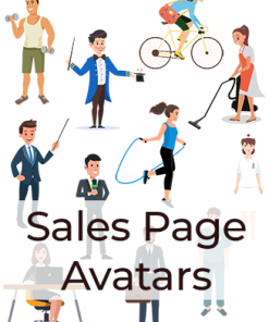 Sales Page Avatars PLR Graphics